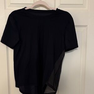 Lululemon Women's Black Short-Sleeve active Top